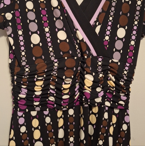 Studo i Stylish And Versatile Deep V-neck Polka Dot Dress - Picture 2 of 11